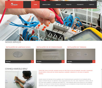 Marcelo Braz Eletricista - Criação de Site